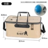 [Thickened with 3D pattern] 55# Khaki [Sealed Style] + Blue Oxygen Pump