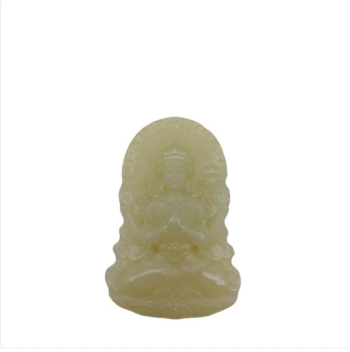 Двусторонний кулон из нефрита, Tieguanyin чай, резное ожерелье