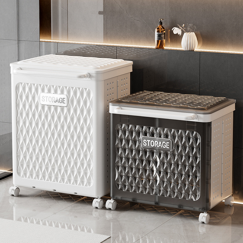 Dirty Clothes Basket Household Laundry Basket Wall Hanging Bathroom Bathing Dirty Clothes Storage Basket Bathroom Artifact Storage Box