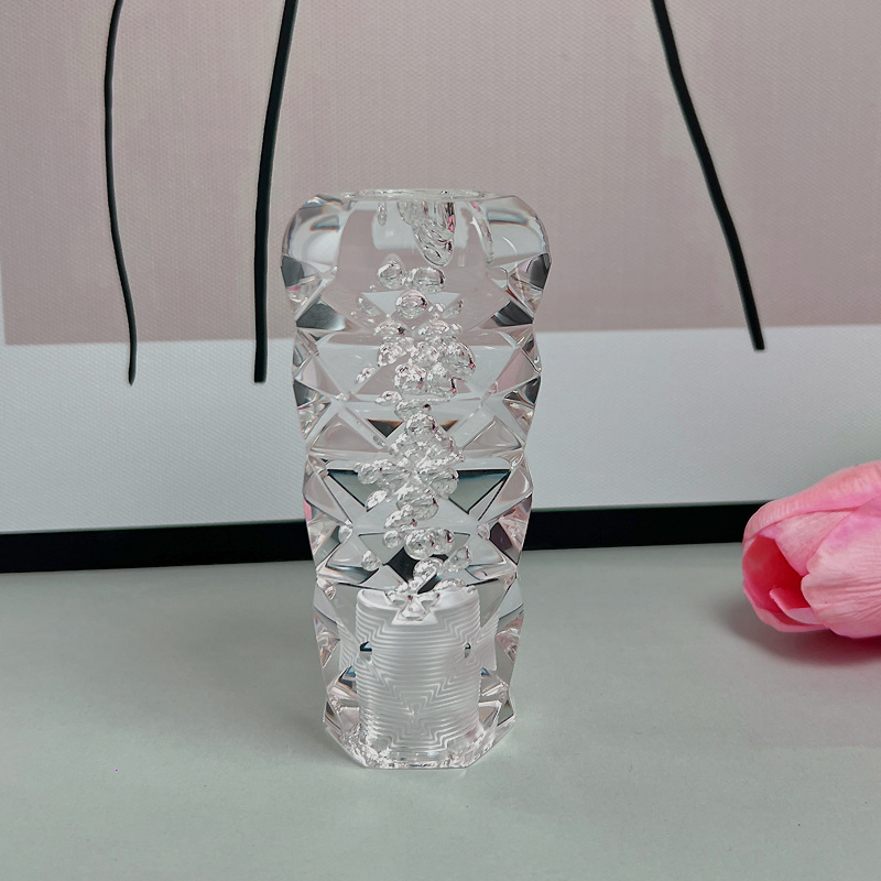 【菱形钻石纹 非注塑件】亚克力水晶排挡杆 手动排挡头波棍档把