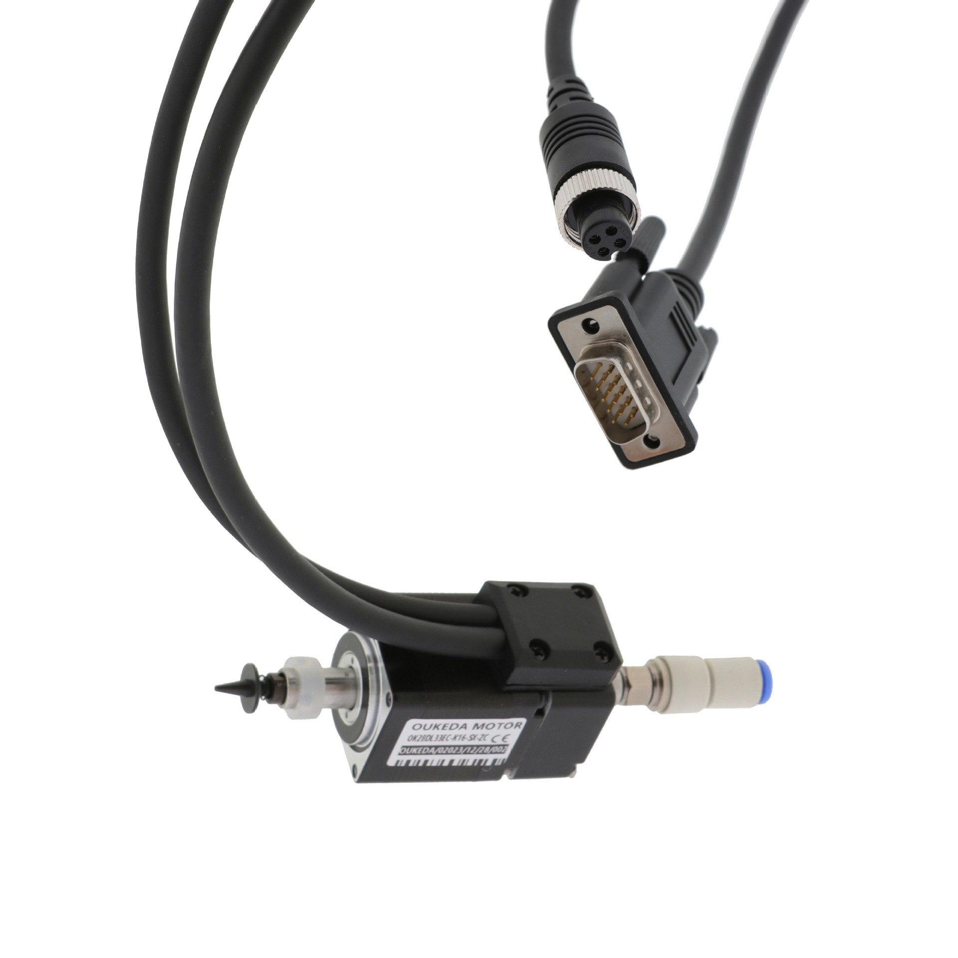 28闭环空心轴电机贴装头电机 点胶机电机28中空轴电机带编码器