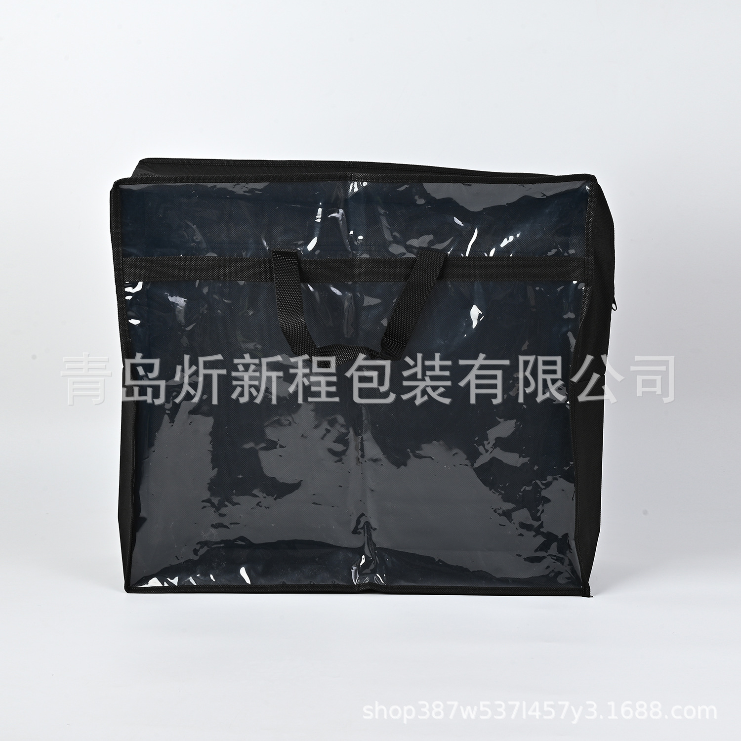 검정색 부직포 가방 -50x40x15, 60x50x20, PVC+폴리프로필렌 부직포