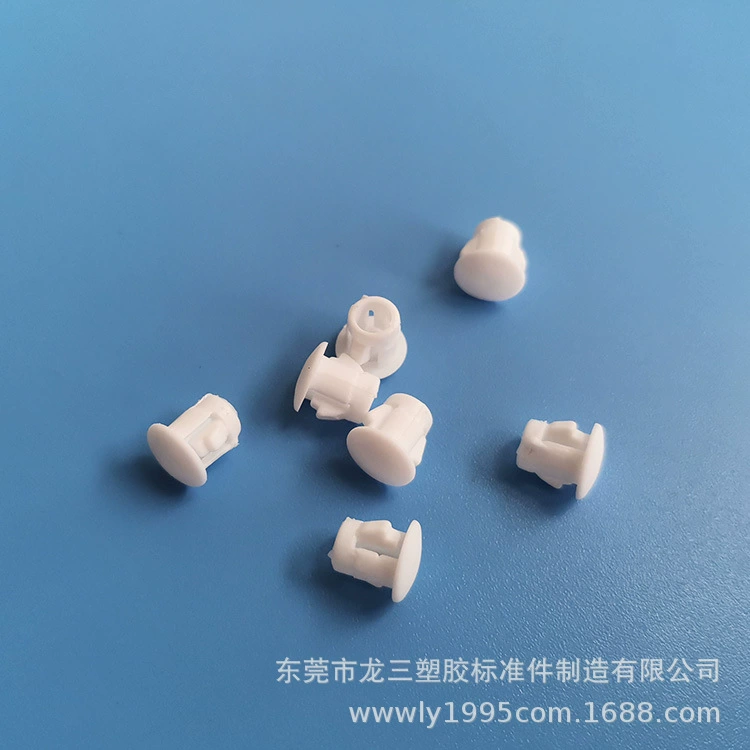 Пластиковая фабрика Longsan поставляет пластиковое отверстие 6 мм, Заглушка с пряжкой, Заглушка с резьбовым отверстием для отверстия 6 мм, черный, белый