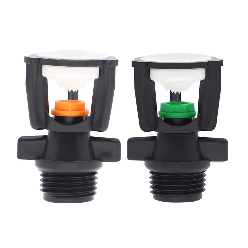 rociador pequeño rociador rotatorio automático de riego por pulverización circular para jardín de té de frutas campo de ahorro de agua rociador de riego sin impuestos