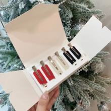 Xiang2025新款柜台年终VIC礼品三色发夹套盒精致可爱鸭嘴夹原版品