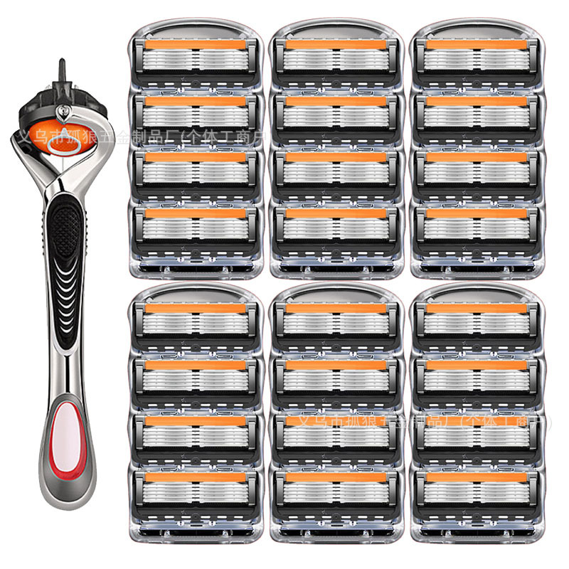 인기 특가 상품 오렌지와 블랙 [블레이드 24개, 블레이드 홀더 1개] 약 195g