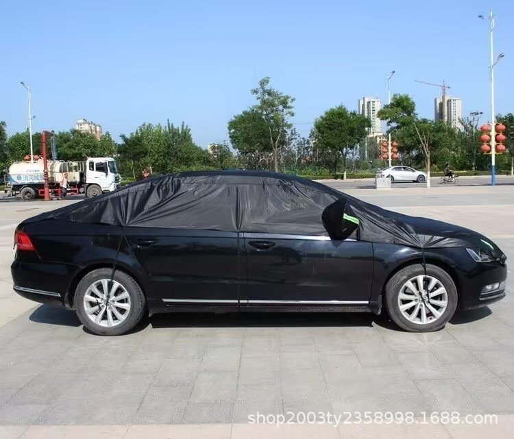 Car cover car cover half cover sun-proof thickened sun-proof heat-proof dust-proof rain-proof cover car cover full car cover