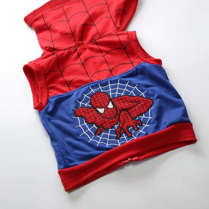Ropa para niños 2023 primavera nuevos niños Spider-Man conjunto de tres piezas traje casual para niños de comercio exterior