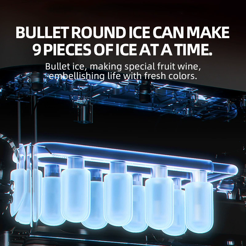 Lce Maker Home Bullet Smart Ice Maker Office Dormitory Fast Large Capacity Ice Maker Wholesale