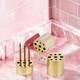 Household mini incense copper gourd incense nine-hole incense holder mini creative water drop incense burner accessories