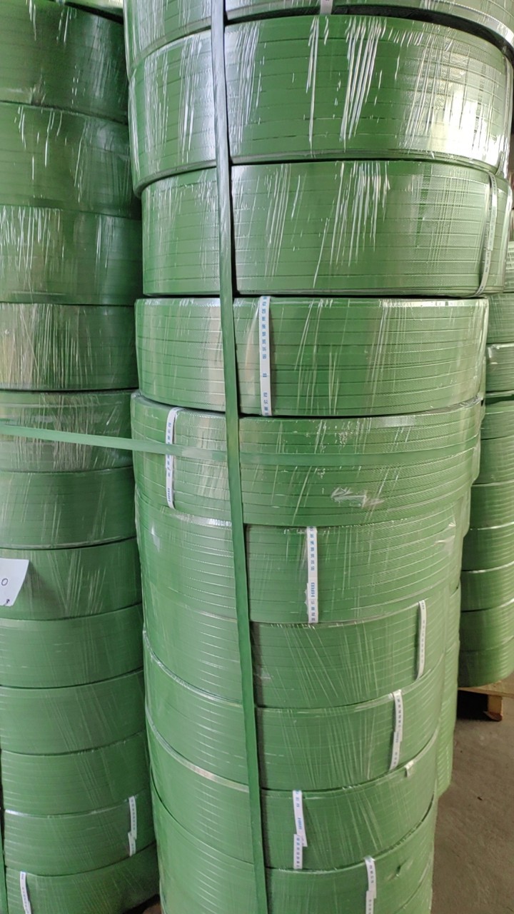 涡冬08打包带塑钢打包带16塑钢带手工带塑料包装绿色PET捆绑带尼