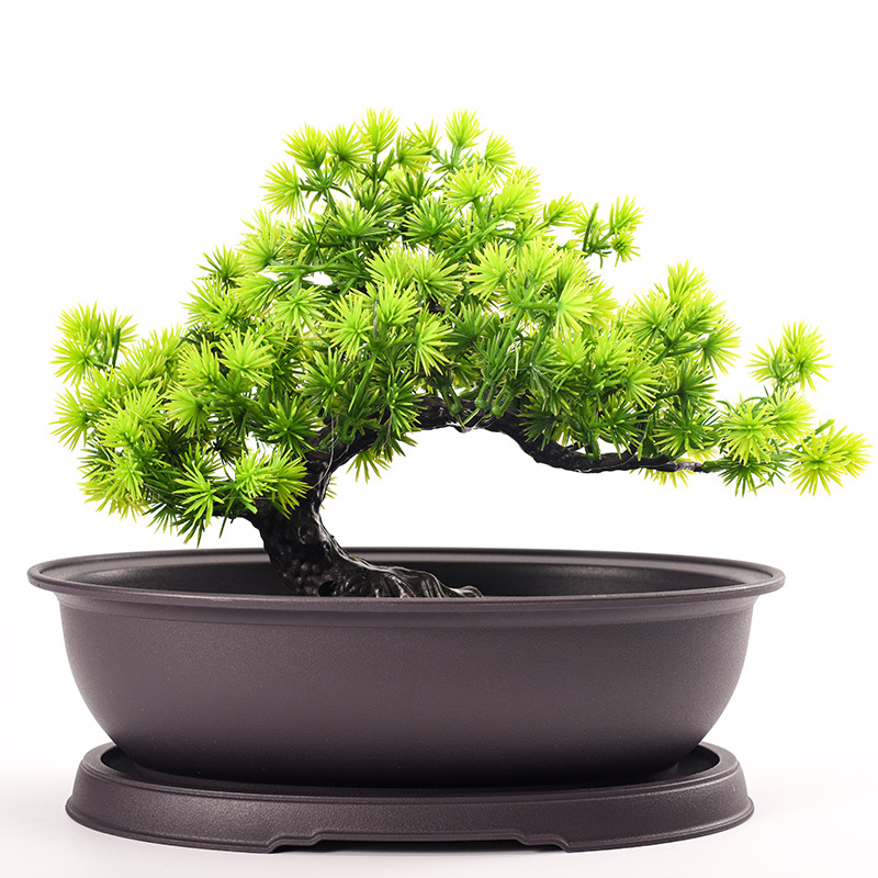 仿紫砂椭圆形花盆 多肉拼盘花盆  小盆栽小盆景塑料花盆 复古花盆