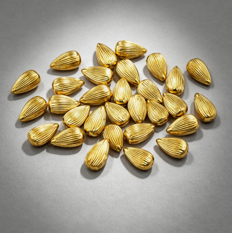 Alloy Mini Sunflower Seeds, Peanuts, Photo Frame, Treasure Bowl Fillers, Golden Abacus, Small Wishbones, Metal Crafts Wholesale