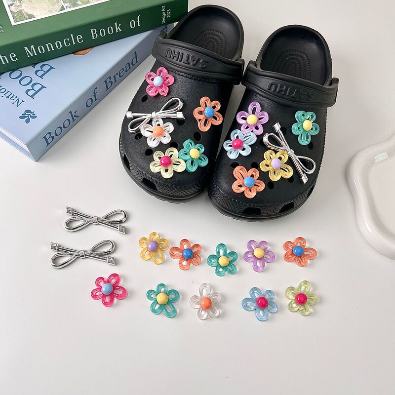 Cave shoes shoes flower shoe buckle wholesale shoes accessories diy super fairy slippers decoration cross-border hot new decorations
