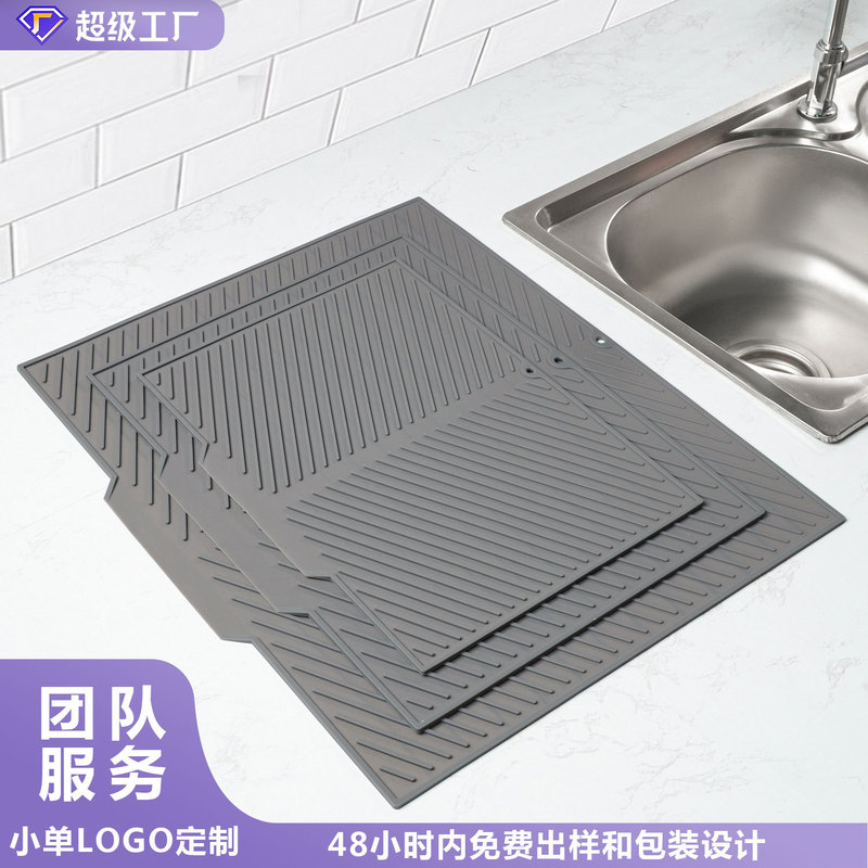 Amazonのベストセラーのシリコン排水マット、断熱マット、キッチンプレースマット、カップ食器乾燥用ツイル水フィルターマット、在庫あり|undefined