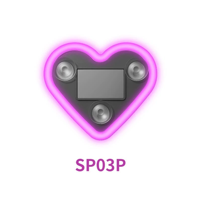 Cross-Border Popular Car Led Light, Heart-Shaped Car Led Ambient Light, Solar-Powered USB Triangular Window Modification, No Wiring Needed (Other lights) - pink-solar-love-light-1-pack