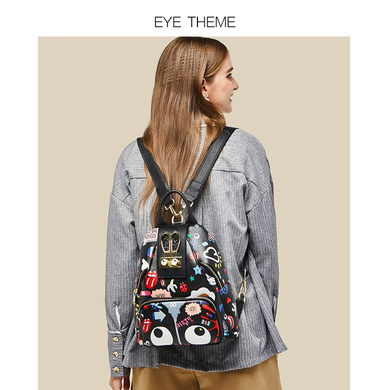 Bolsos para mujer, nueva mochila de viaje informal para estudiantes de marca de moda ins de estilo coreano de alta gama, mochila 1733 #