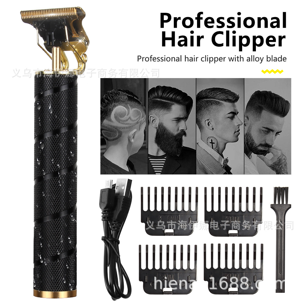 Amazon proporciona especialmente la cabeza de Buda dragón y Fénix pelo Clipper eléctrico pelo Clipper aceite cabeza Clipper recargable Barber Clipper fábrica de Ventas Directas