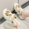 With bow, white