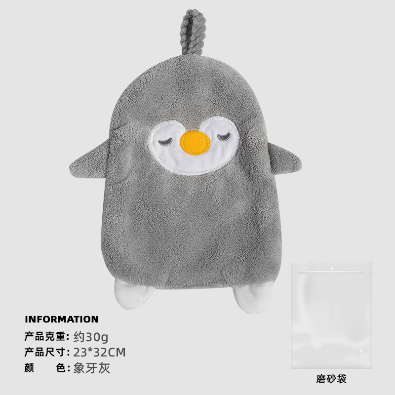 Fábrica personalizada toallas de coral creativas colgantes lindas toallas de toallas de toallas de absorción de agua espesar para el hogar