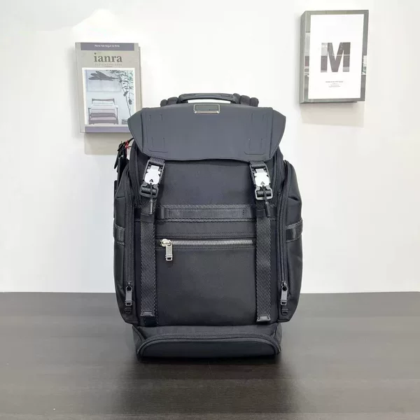 Ballistic Nylon Men's Backpack Outdoor Travel Large Capacity Backpack Business Casual Computer Bag 232719
