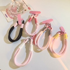 少女ピンクの携帯電話のストラップ日韓ins耐久性のある携帯電話のストラップ
