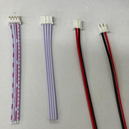 PH2.0 红白排线 2.54端子2468红黑排线单双头端子线 2P3p4p5