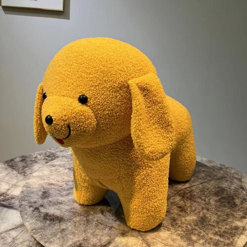 Wang Cai Small Puppy Creative Cute Children Animal Bench Home Living Room Animal Chair Seat Bench Shoe Bench