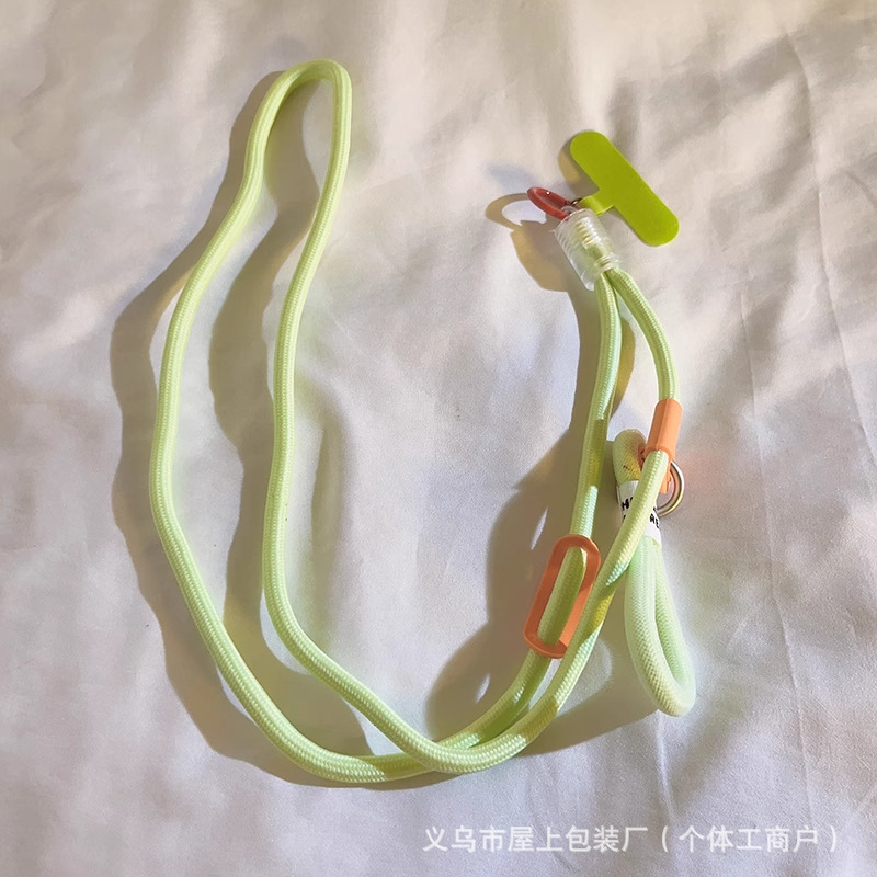 그린 크로스바디 롱 로프