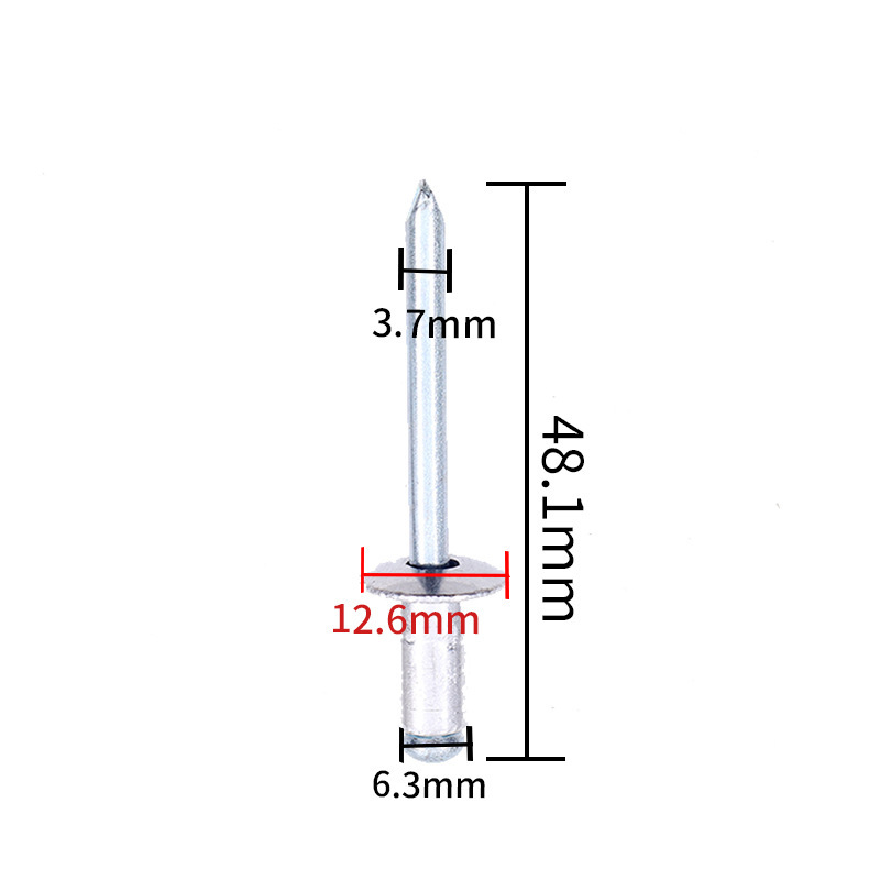 Oem Customized Car Body Cover Fixing and Maintenance Special Core-Pulling Rivets Rough Aluminum Rivet Accessories