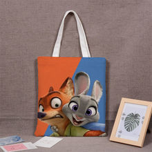 疯狂动物城周边动漫爆款帆布包帆布袋学生ins风手提包上学大容量