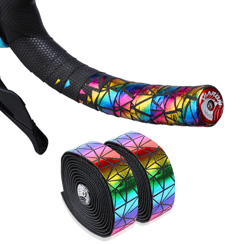 VIARON carretera coche cinturón de bicicleta cinturón EVA amortiguador absorción de sudor cinturón de envoltura antideslizante transpirable correa de color brillante