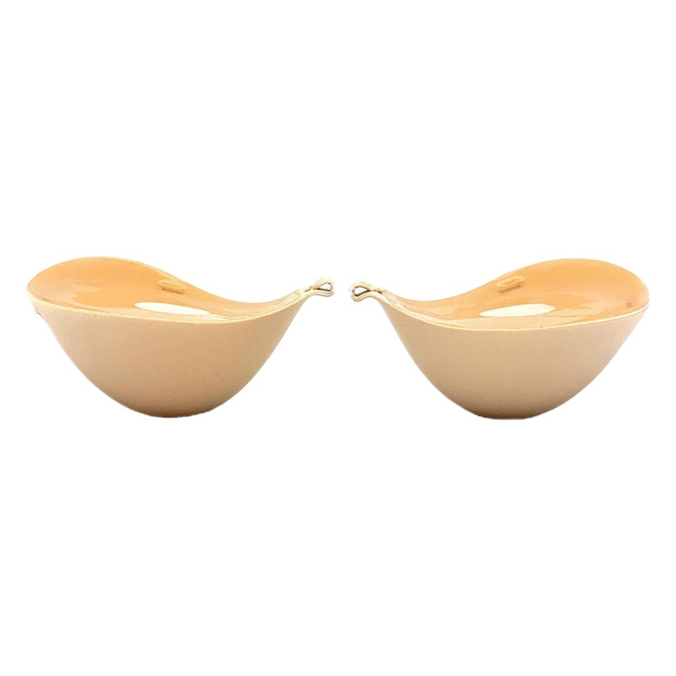 Producción y ventas pequeño pecho engrosado pegatinas en el pecho 5CM de espesor sujetador invisible pecho plano grande de silicona pegatinas en el pecho vestido de novia pegatinas de mama