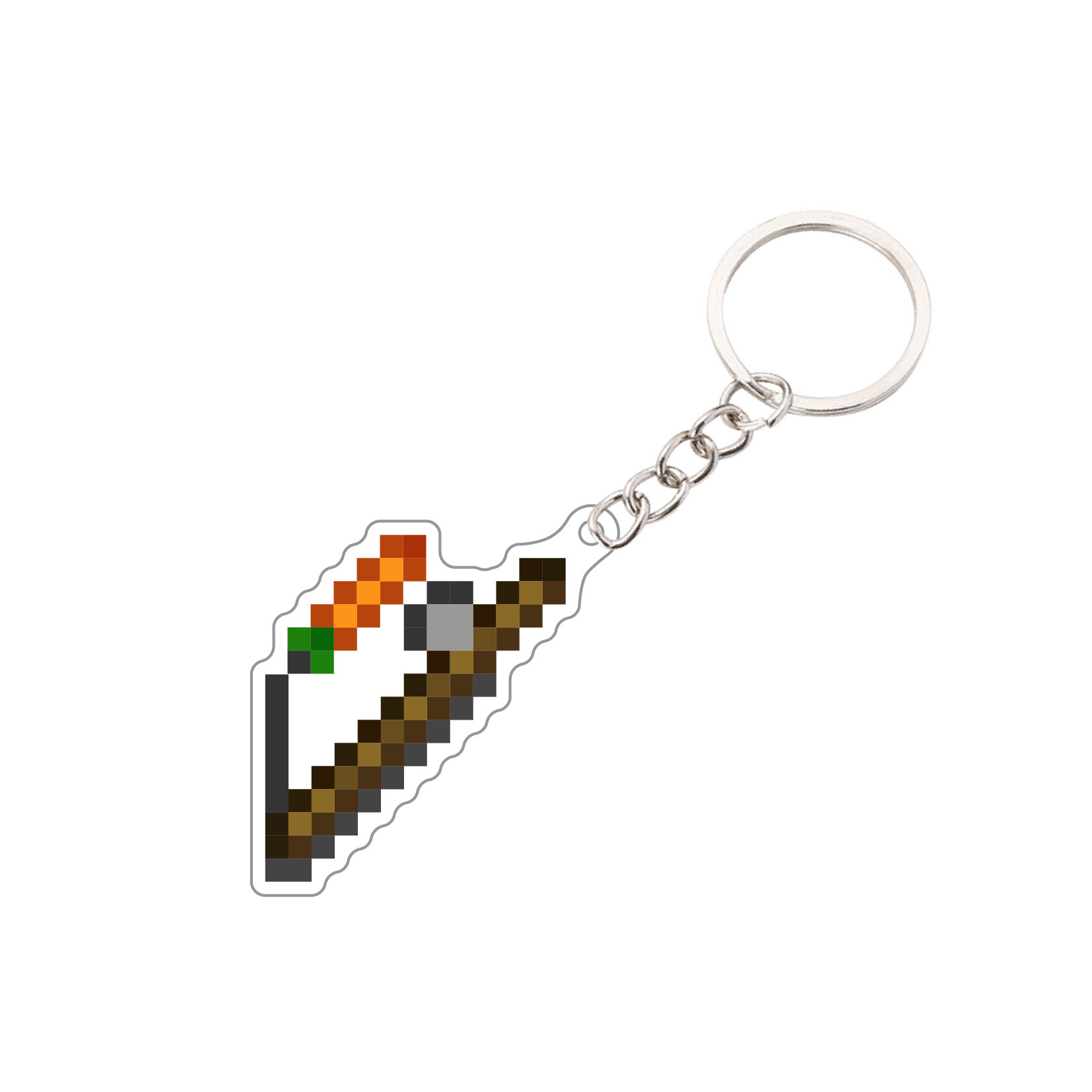 Mi mundo perimetral Minecraft llavero inmortal totem encantado oro manzana acrílico colgante regalo image 19