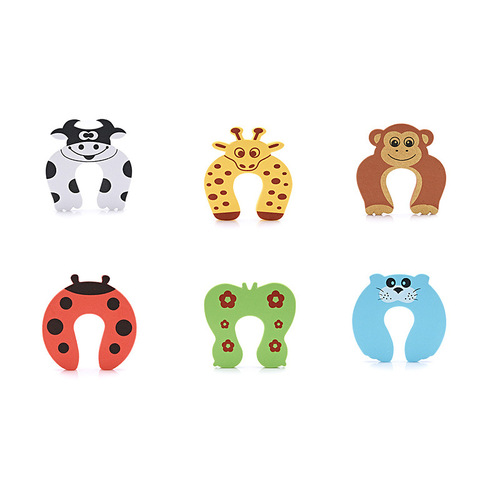 Children's door stopper door stop baby safety door card cartoon animal EVA door stop anti-pinch anti-closed door artifact