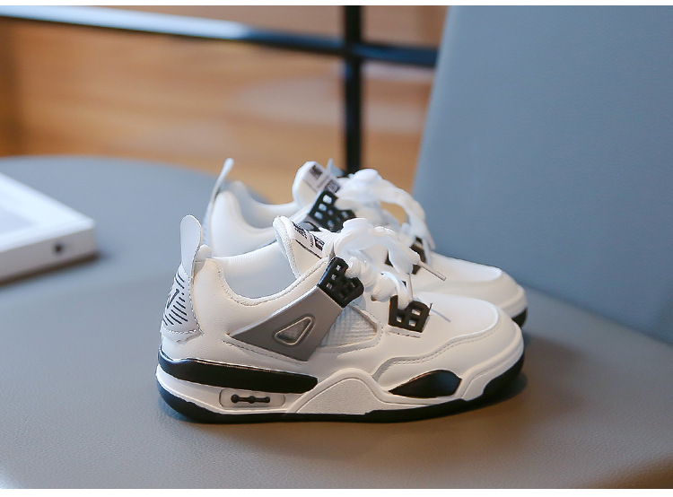 Sport 2023 Herbst Neue Koreanische Ausgabe kinder Laufschuhe Leder Modische Mittlere und Große Jungen_voghion.com