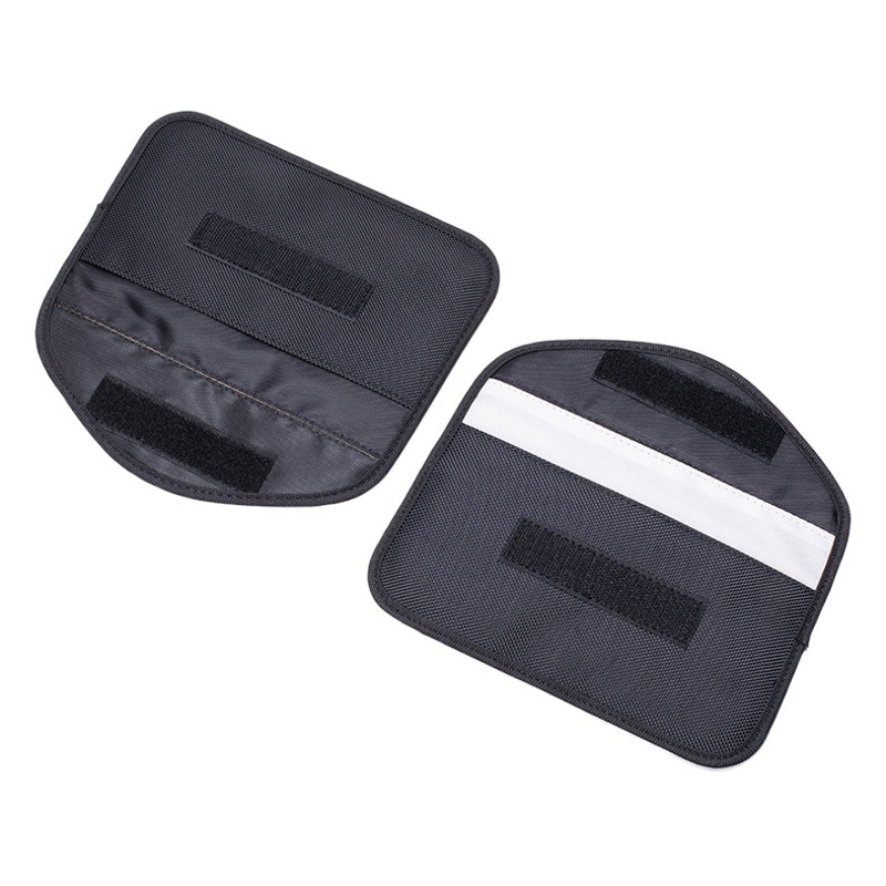 Nuevo Comercio exterior Oxford tela anti-radio bolsa tiro coche clave caso 6,5 pulgadas máquina interés RFID teléfono móvil señal blindaje bolsa
