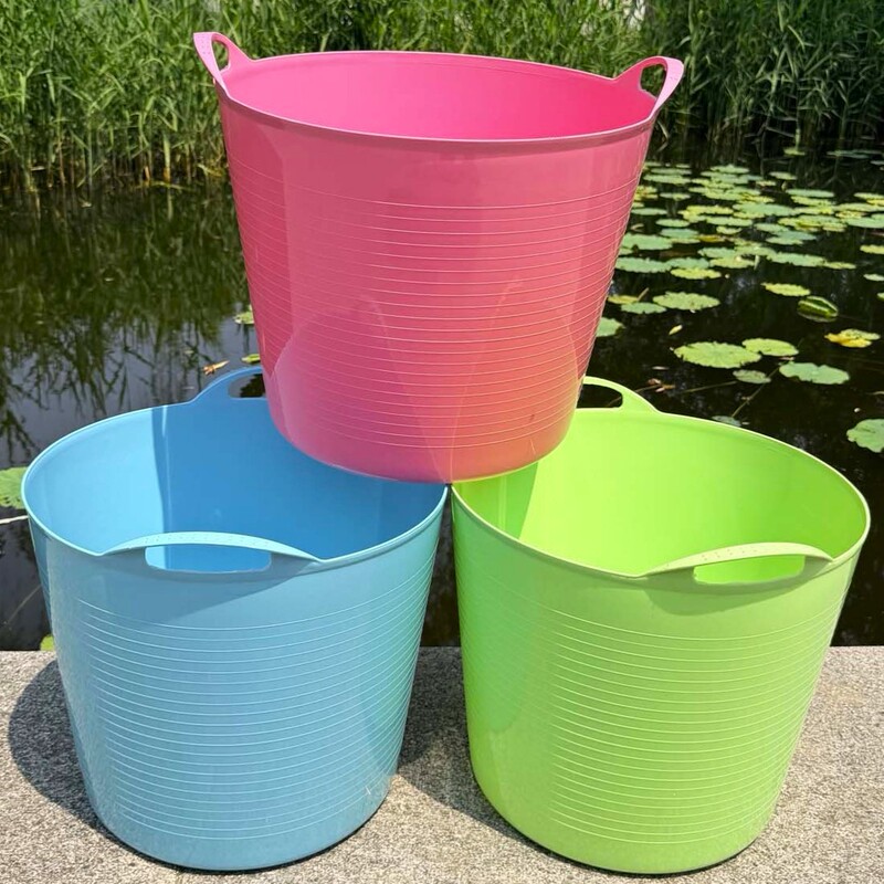 Large Plastic Bath Bucket, Thickened Baby Bath Bucket, Gift Baby Bath Bucket, Multifunctional Storage Bucket