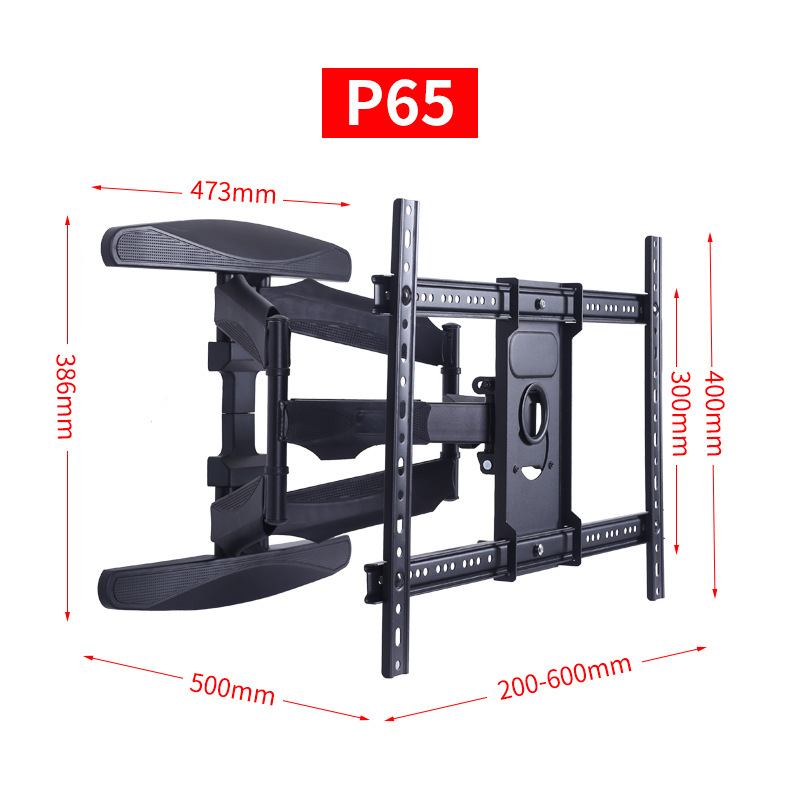 Universal multifuncional de 32-55 pulgadas TV Pantalla de suspensión telescópica giratoria TV soporte X400 fábrica image 17
