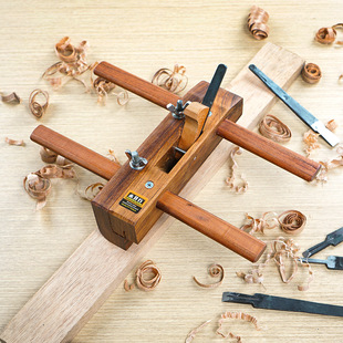 Wooden well Square port-type sour branch wood Willow Planer woodworking planer woodworking tool Planer adjustable distance