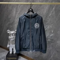 Осень-зима новая Chrome Hearts Croix крест темный узор конское копьё принт двусторонняя куртка с капюшоном