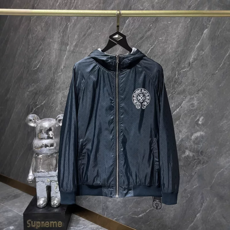 Осень-зима новая Chrome Hearts Croix крест темный узор конское копьё принт двусторонняя куртка с капюшоном