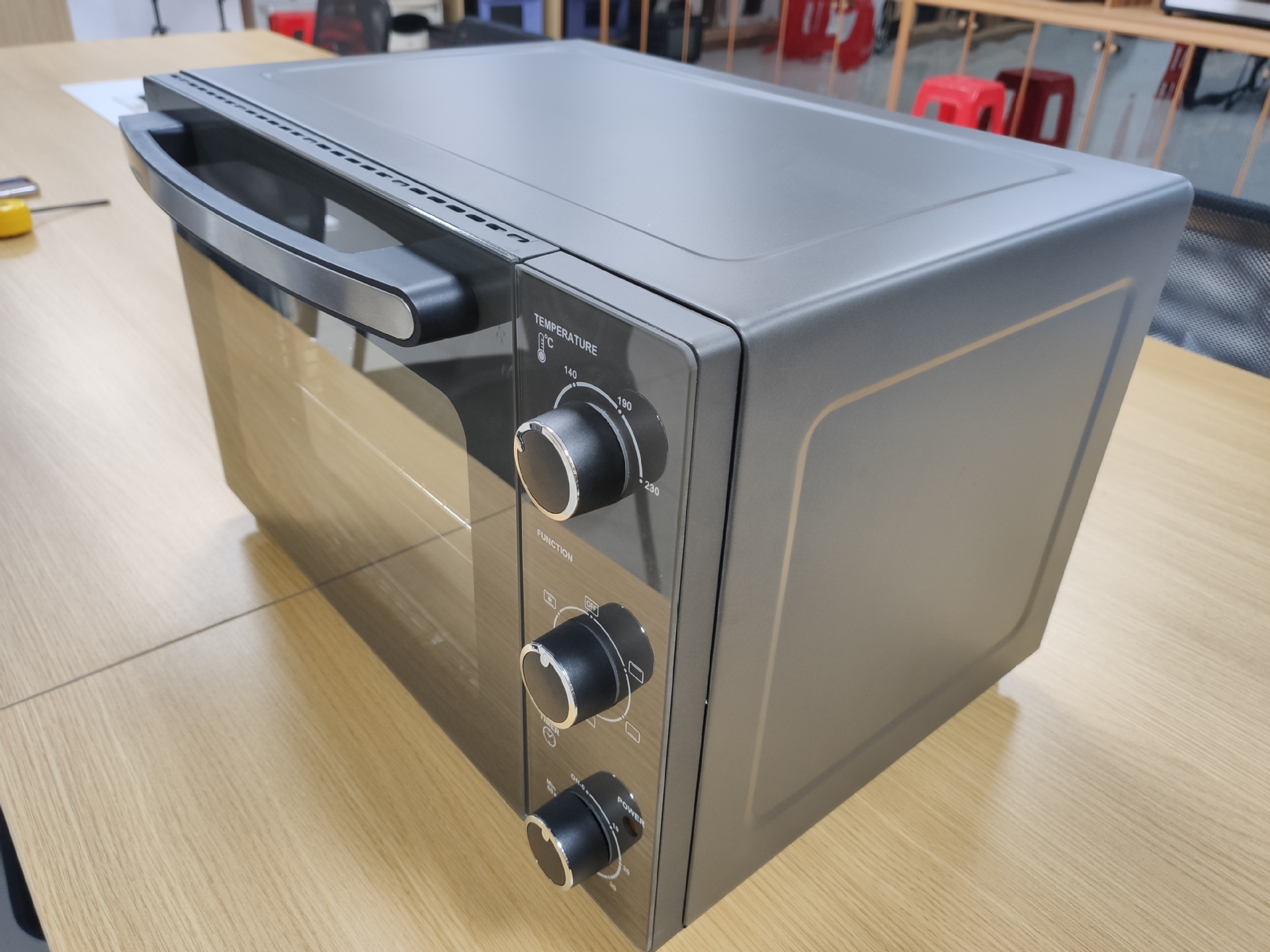Horno doméstico de 35 litros horno eléctrico multifuncional de gran capacidad horno horno de pastel horno de horneado comercio exterior al por mayor certificación CE europea