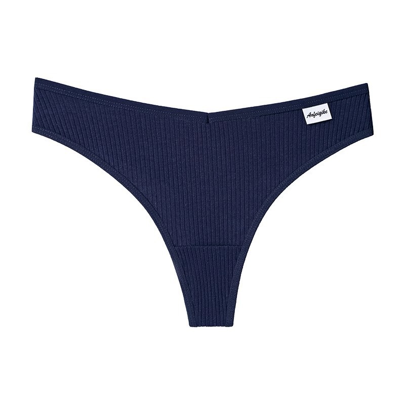 Pantalones de algodón de hilo japonés de mujer transpirables de cintura baja sexy sin marcas deportivas simples pantalones de acondicionamiento físico transpirables selección