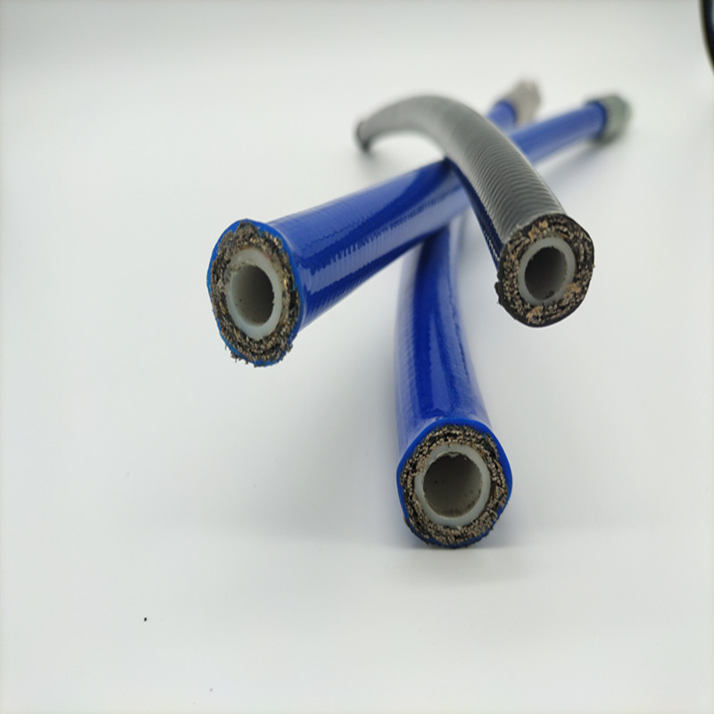 现货4*8.6高压树脂黄油管防爆耐压软管纤维增强气动黄油机管