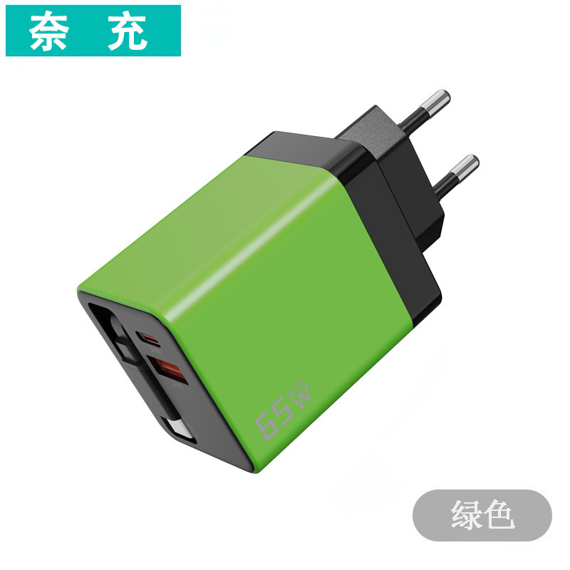 65WPD Apple 急速充電ヘッド窒化ガリウム充電器 Apple Android クロスボーダーに適した格納式ケーブル充電ヘッド|undefined