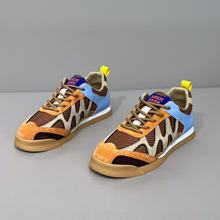 秋季新款低帮休闲软底时尚系带轻奢小众潮男休闲鞋 6980