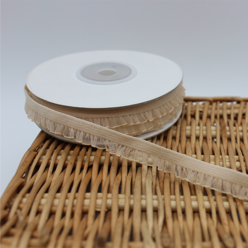 10mm单边雪纱肤色