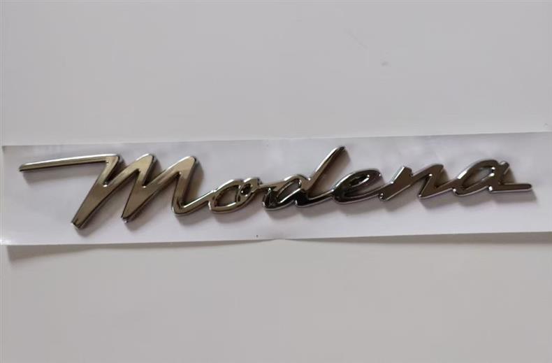 New Maserati emblem, Ghibli side emblem, Levante, President, Ghibli hood and tail emblem, modification