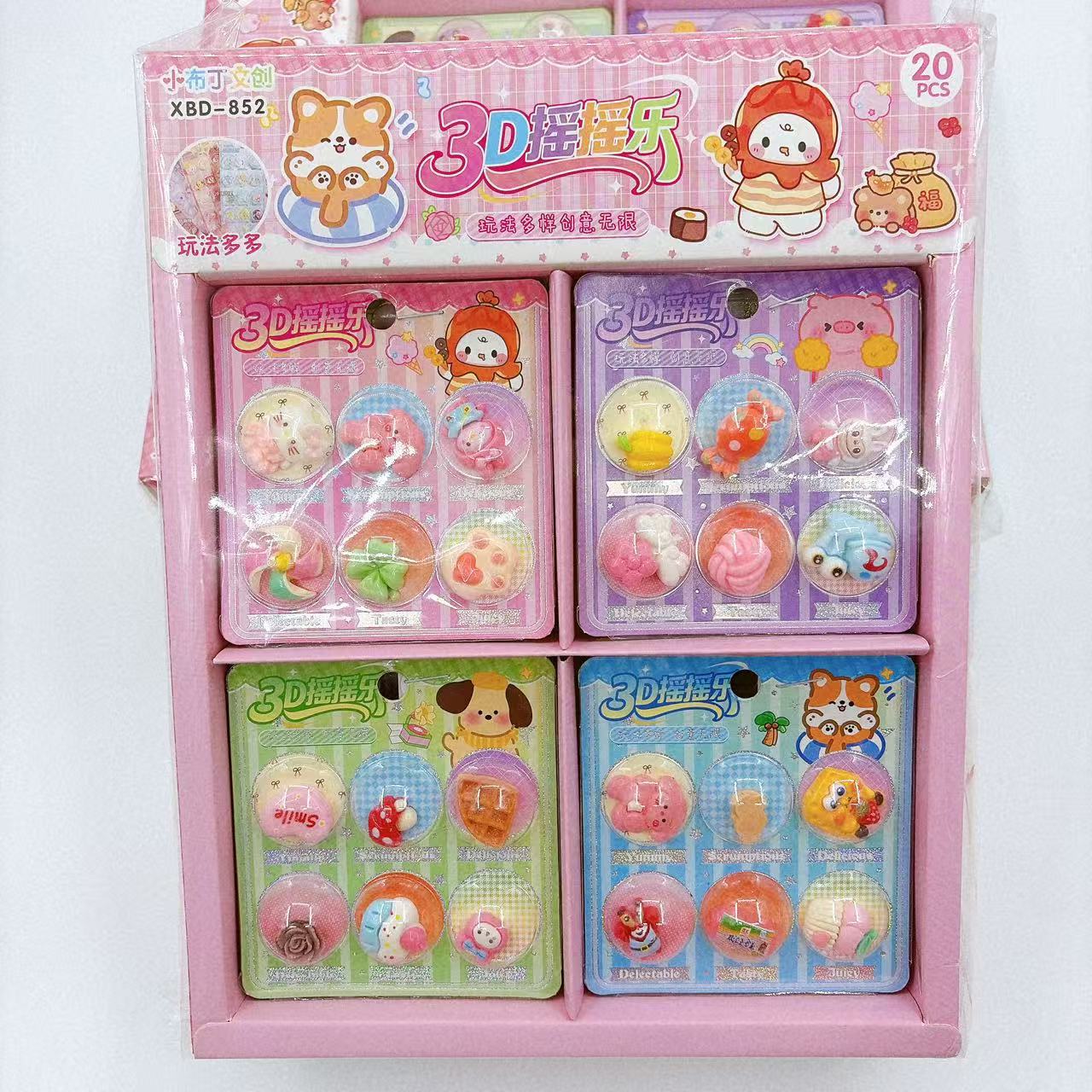 3D rock music pegatinas pegatinas adhesivas decoración juguetes para niños diy accesorios de resina de caja de teléfono móvil hechos a mano pegatinas tridimensionales